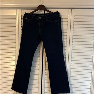Banana Republic Dark Blue Wide Leg Jeans
